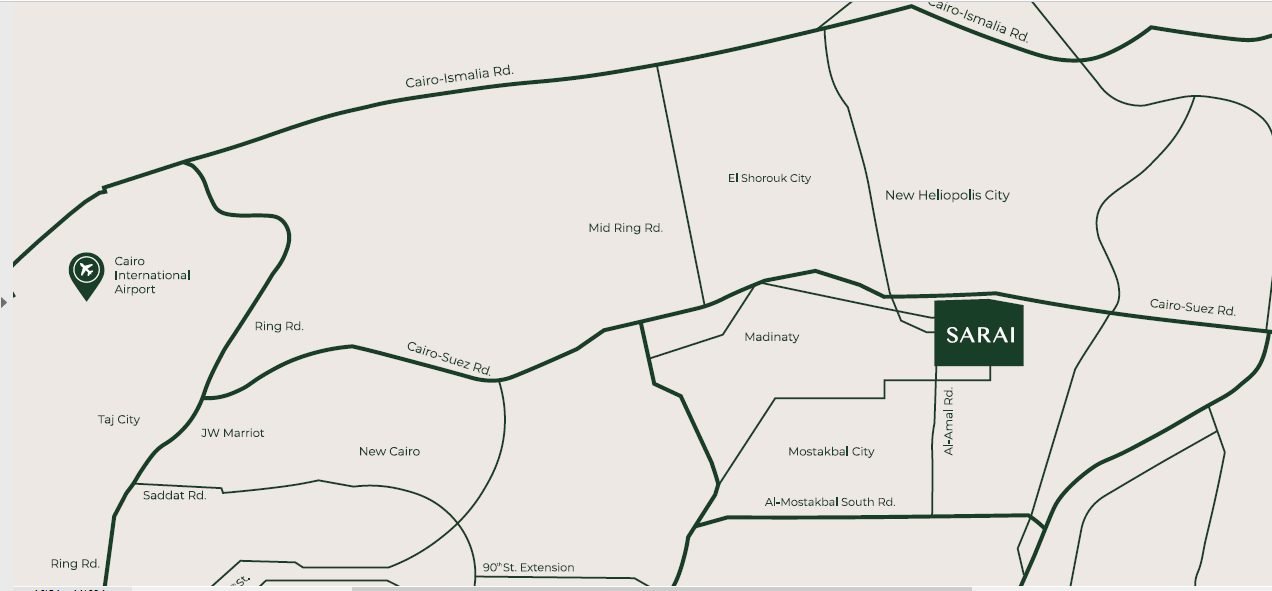 Sarai location map